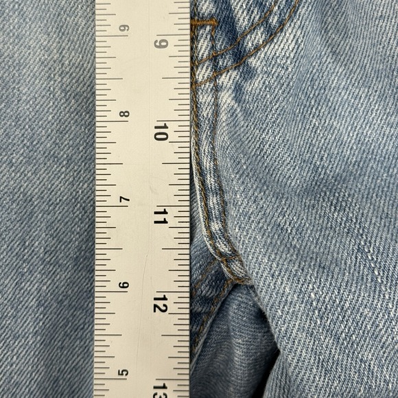 Levi's Mens 505‎ Stright Fit Straight Leg Jeans 40x32(30) Stonewash - Picture 6 of 16